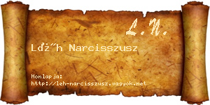 Léh Narcisszusz névjegykártya
